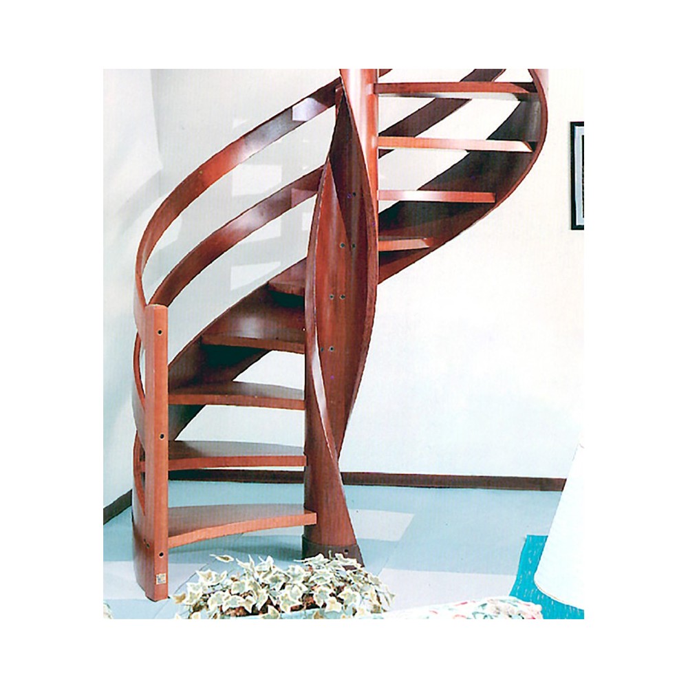 деревянная винтовая лестница emme-90